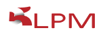 Logo Especial - 25 anos Grupo LPM - Branco e Vermelho (Flat)